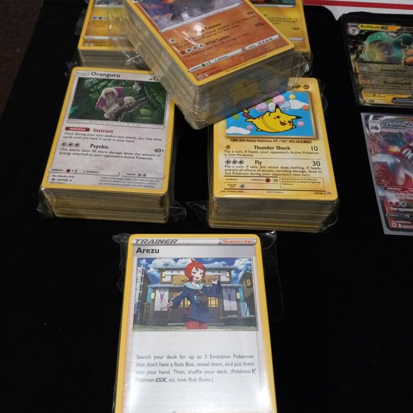 Pokemon TCG Lot Full ETB 500 cards + GX,EX,VMAX,V,VSTAR,FULL ART & PROMO CARD - Picture 5 of 8